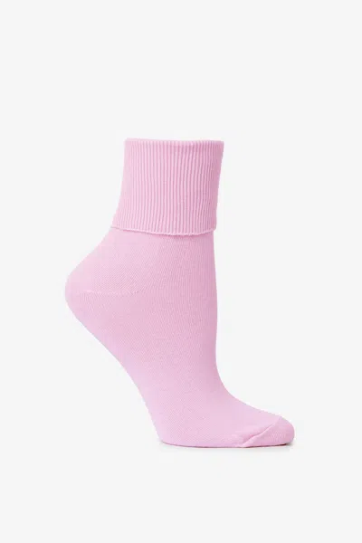 Los Angeles Apparel Aklsock - Ankle Sock In Pink