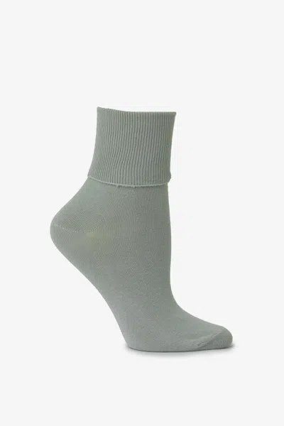 Los Angeles Apparel Aklsock - Ankle Sock In Gray