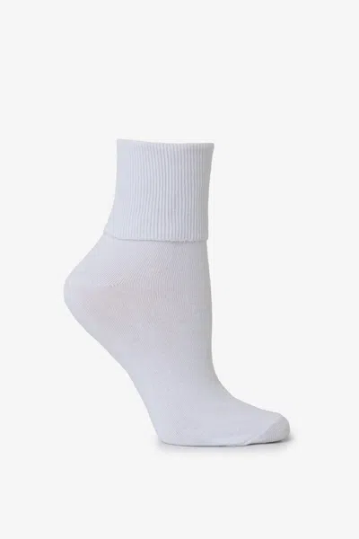 Los Angeles Apparel Aklsock - Ankle Sock In White