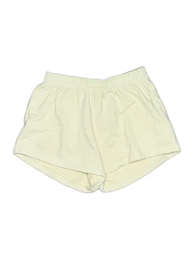 Pre-owned Los Angeles Apparel Athletic Shorts In Yellow