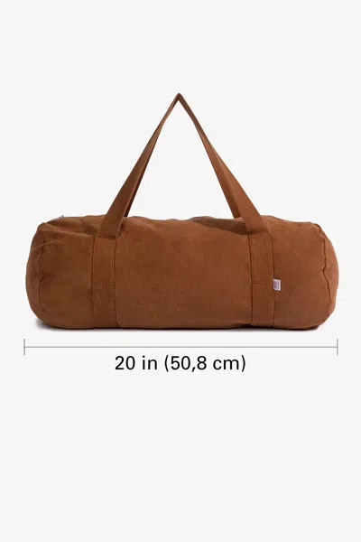 Los Angeles Apparel Bd05 - Bull Denim Gym Bag In Ginger