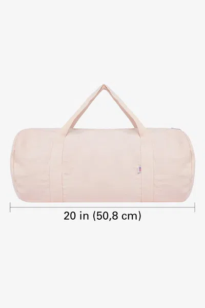Los Angeles Apparel Bd05 - Bull Denim Gym Bag In Light Pink