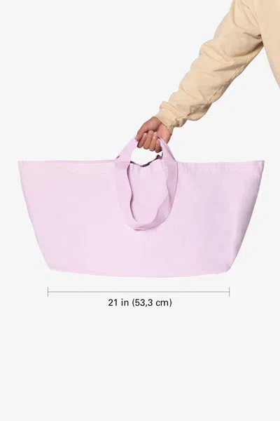 Los Angeles Apparel Bd12 - Bull Denim Oversized Bag In Pink