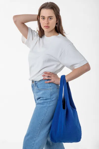 Los Angeles Apparel Bd13 - Bull Denim Shopping Bag In Reflex Blue