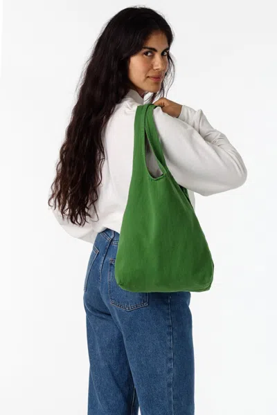 Los Angeles Apparel Bd13 - Bull Denim Shopping Bag In Vintage Green