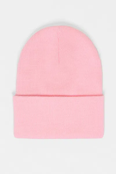 Los Angeles Apparel Beanie - Classic Cuff Beanie In Bubblegum Pink