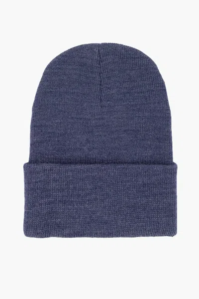 Los Angeles Apparel Beanie - Classic Cuff Beanie In Denim Heather