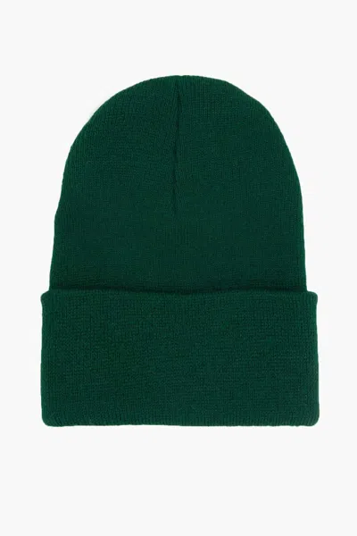 Los Angeles Apparel Beanie - Classic Cuff Beanie In Hunter Green