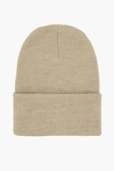 Los Angeles Apparel Beanie - Classic Cuff Beanie In Oatmeal Heather