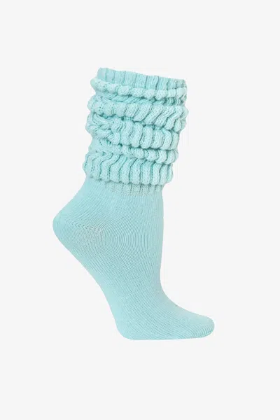 Los Angeles Apparel Bigslouch - Big Slouch Sock In Blue