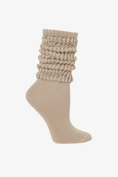 Los Angeles Apparel Bigslouch - Big Slouch Sock In Neutral