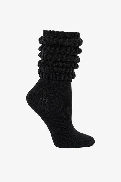 Los Angeles Apparel Bigslouch - Big Slouch Sock In Black