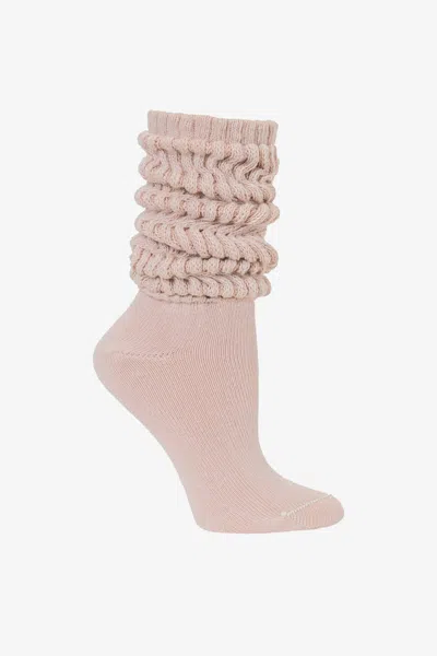Los Angeles Apparel Bigslouch - Big Slouch Sock In Pink