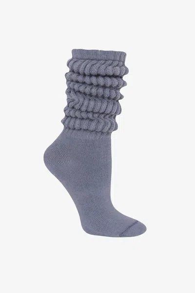 Los Angeles Apparel Bigslouch - Big Slouch Sock In Blue