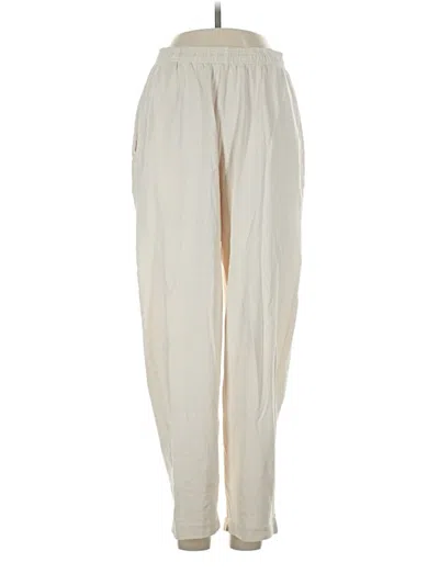 Pre-owned Los Angeles Apparel Casual Pants In Ivory