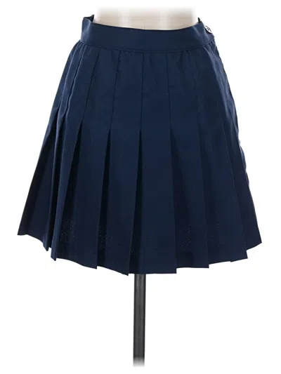 Pre-owned Los Angeles Apparel Casual Skirt In Blue
