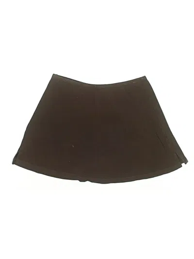 Pre-owned Los Angeles Apparel Casual Skirt In Brown