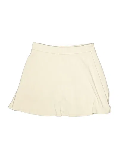 Pre-owned Los Angeles Apparel Casual Skirt In Ivory