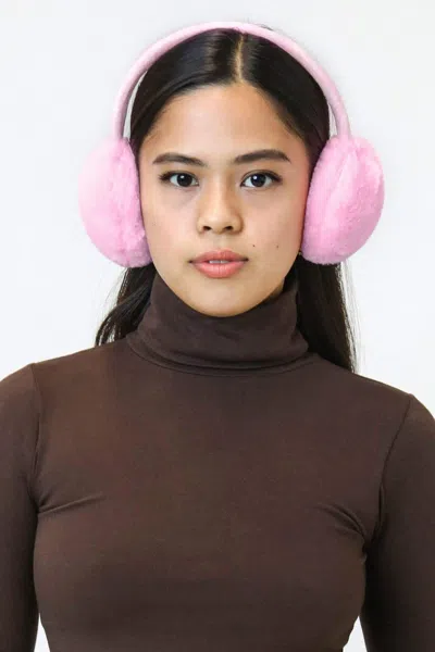 Los Angeles Apparel Earmuff - Objet Trouvé/deadstock Earmuffs In Baby Pink