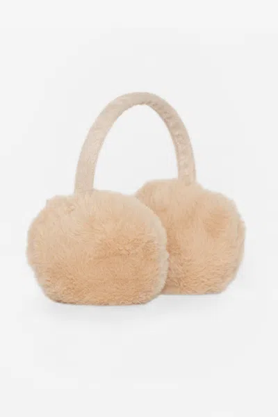 Los Angeles Apparel Earmuff - Objet Trouvé/deadstock Earmuffs In Beige