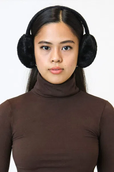 Los Angeles Apparel Earmuff - Objet Trouvé/deadstock Earmuffs In Black