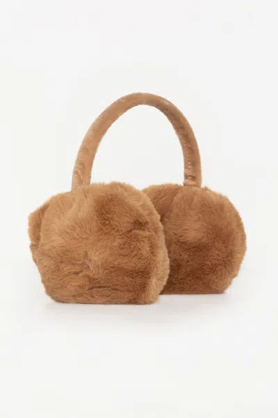 Los Angeles Apparel Earmuff - Objet Trouvé/deadstock Earmuffs In Chai