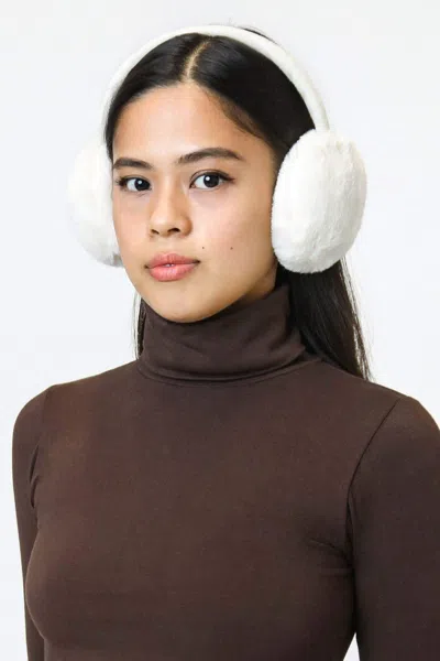 Los Angeles Apparel Earmuff - Objet Trouvé/deadstock Earmuffs In Off White
