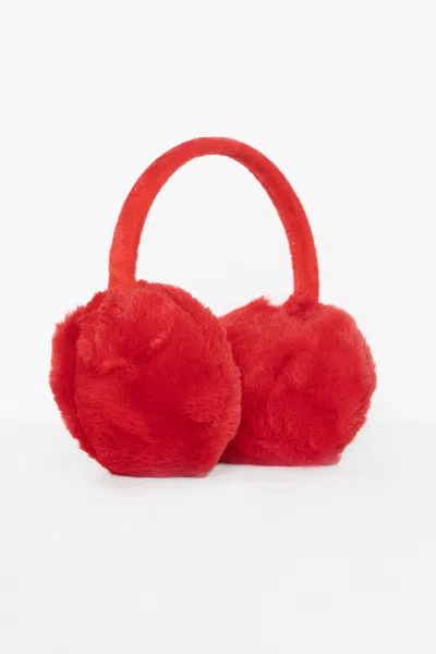 Los Angeles Apparel Earmuff - Objet Trouvé/deadstock Earmuffs In Red