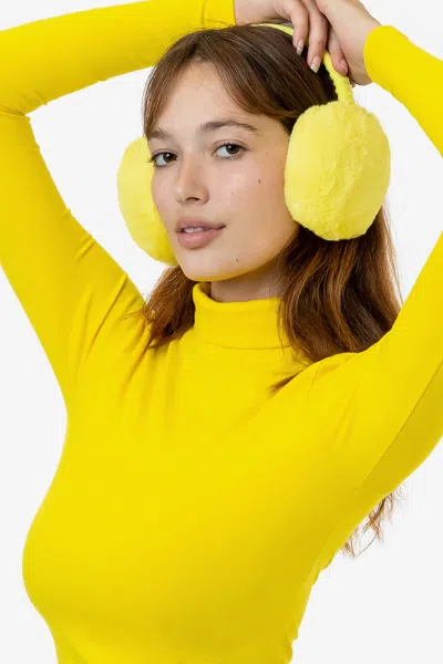 Los Angeles Apparel Earmuff - Objet Trouvé/deadstock Earmuffs In Yellow