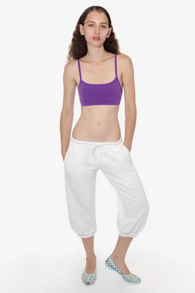 Los Angeles Apparel F346 - Flex Fleece Cropped Sweatpant In Multi