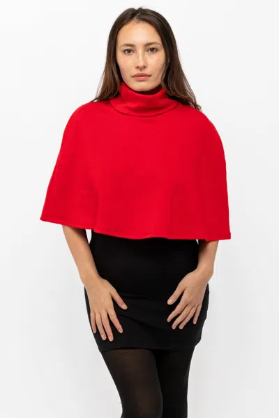 Los Angeles Apparel F370 - Flex Fleece Turtleneck Cape In Multi