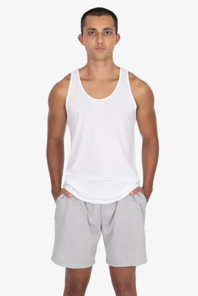Los Angeles Apparel Ff08 Unisex - Poly-cotton Unisex Tank Top - Free With Orders $80+ In White