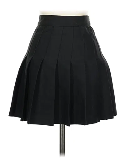 Pre-owned Los Angeles Apparel Formal Skirt In Black