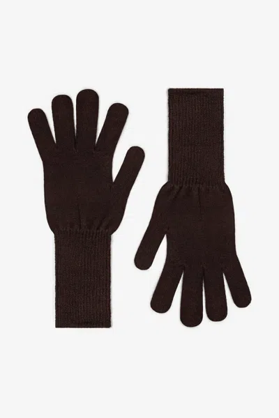 Los Angeles Apparel Glove01 - Unisex Acrylic Gloves In Brown