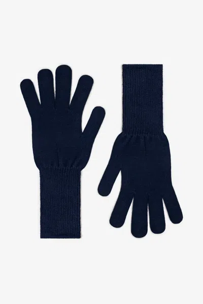 Los Angeles Apparel Glove01 - Unisex Acrylic Gloves In Navy
