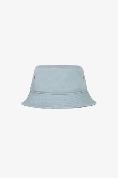 Los Angeles Apparel Hat02 - Unisex Cotton Twill Bucket Hat In Lagoon