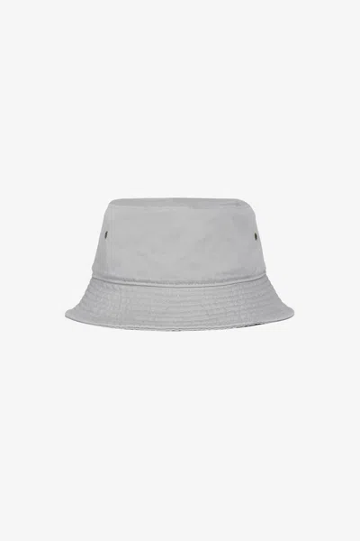 Los Angeles Apparel Hat02 - Unisex Cotton Twill Bucket Hat In Light Grey