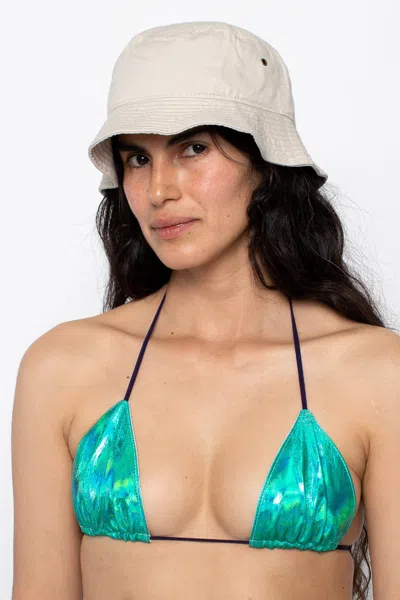 Los Angeles Apparel Hat02 - Unisex Cotton Twill Bucket Hat In Putty