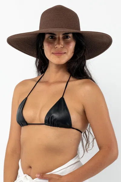 Los Angeles Apparel Hat21 - Classic Floppy Hat In Chocolate