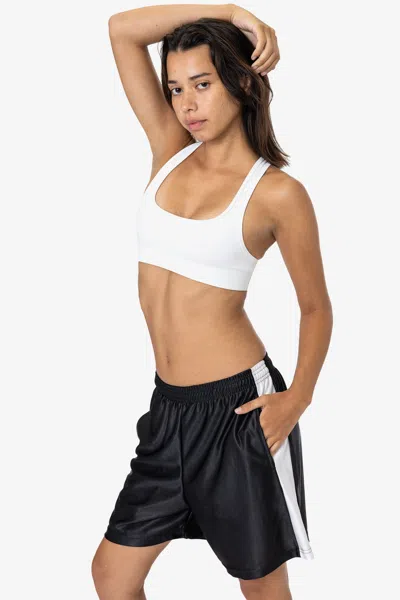 Los Angeles Apparel Hd440 - 2 Tone Heavy Dazzle Athletic Shorts In Multi