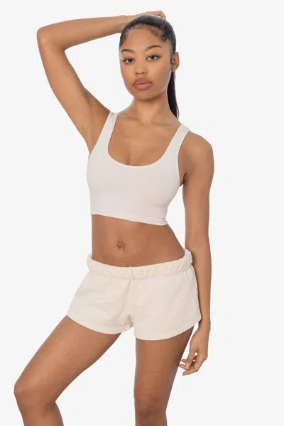 Los Angeles Apparel Hf314 - Heavy Fleece Short Sweat Shorts (garment Dye) In Neutral