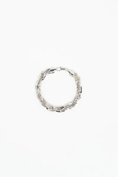 Los Angeles Apparel Jwladb - Art Deco Bracelet In Silver