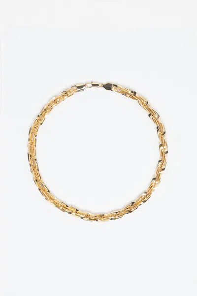 Los Angeles Apparel Jwladc - Art Deco Choker In Gold