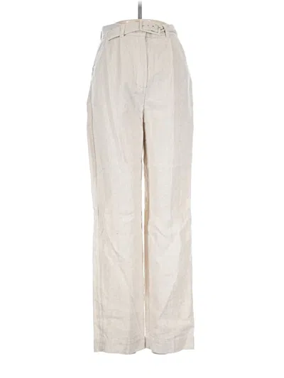 Los Angeles Apparel Linen Pants In White