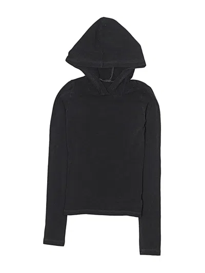 Pre-owned Los Angeles Apparel Kids' Long Sleeve Turtleneck In Black