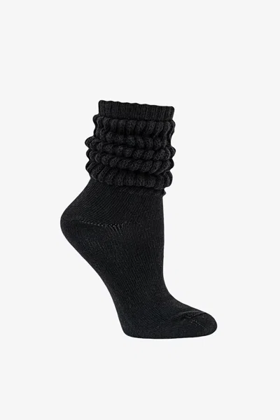 Los Angeles Apparel Minislouch - Mini Slouch Sock In Black