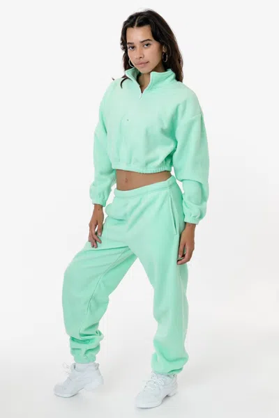 Los Angeles Apparel Pf404 Mix - Polar Fleece Sweatpant In Mint