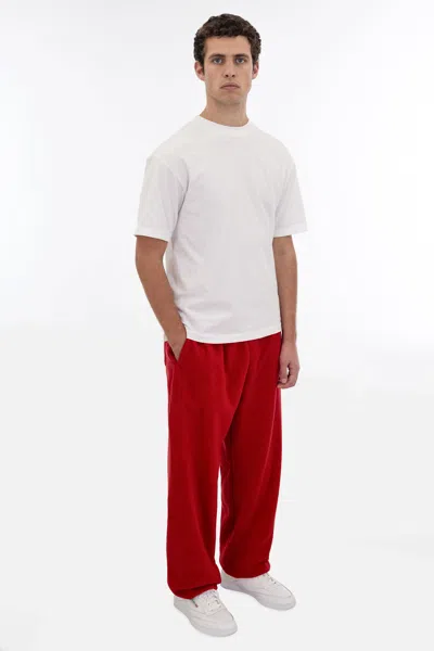 Los Angeles Apparel Pf404 - Polar Fleece Sweatpant In Red