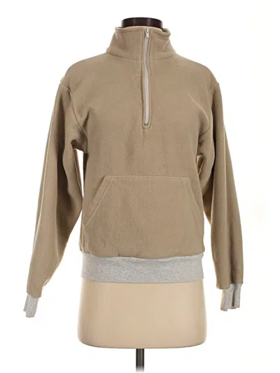 Pre-owned Los Angeles Apparel Pullover Sweater In Tan