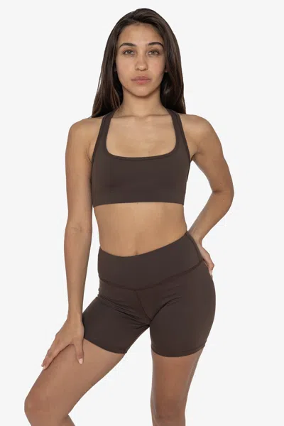 Los Angeles Apparel Raw302 - Performance Sport Short In Brown